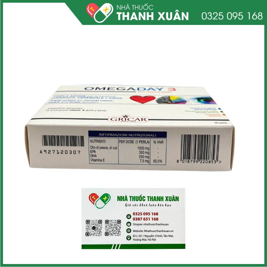 Omegaday 3 - Bổ sung DHA, EPA và Vitamin E cho cơ thể
